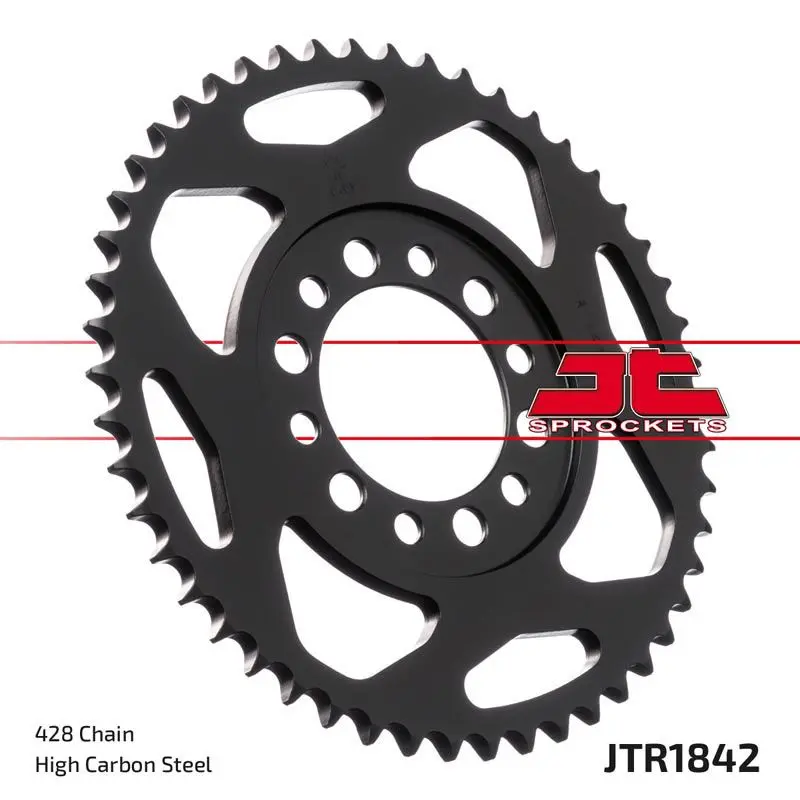 JT Sprockets Rear Steel Sprocket 44 Tooth 44T 428 Chain JTR1842.44
