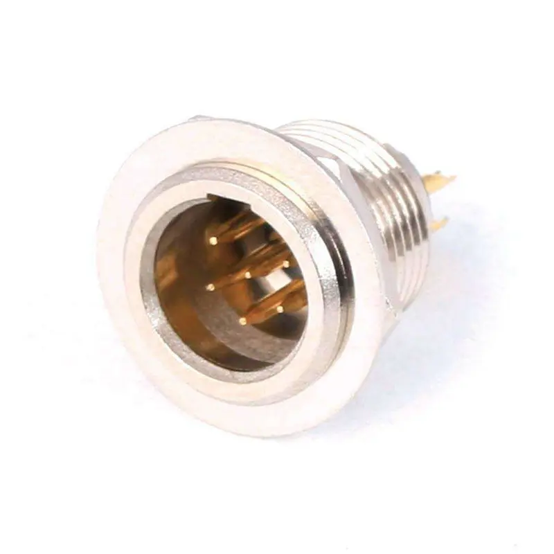 Rugged Radios 6-Pin Panel Mount Mini XLR Connector TB6M C6P-PM