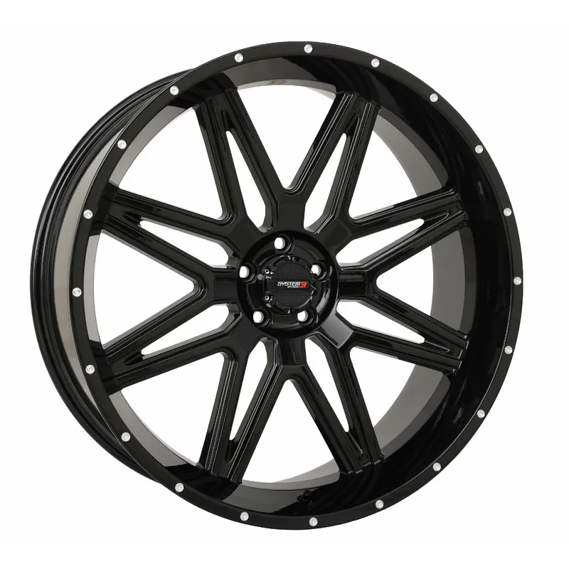 St7 Wheel 24x9 5+4 (0mm) 5/4.5 Gloss Black