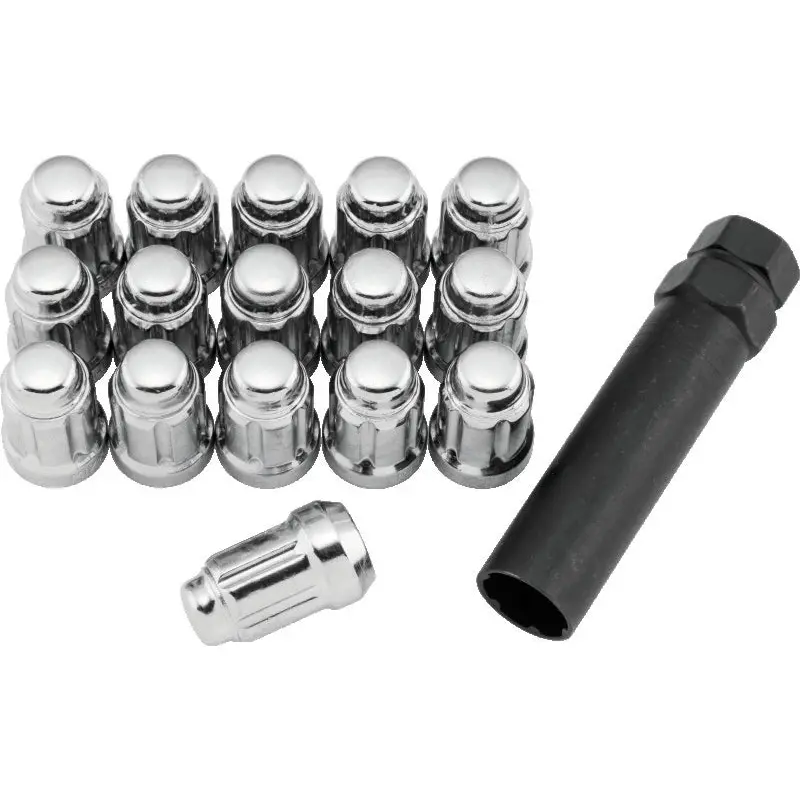 QuadBoss Spline Lug Nuts 12x1.5 - Silver