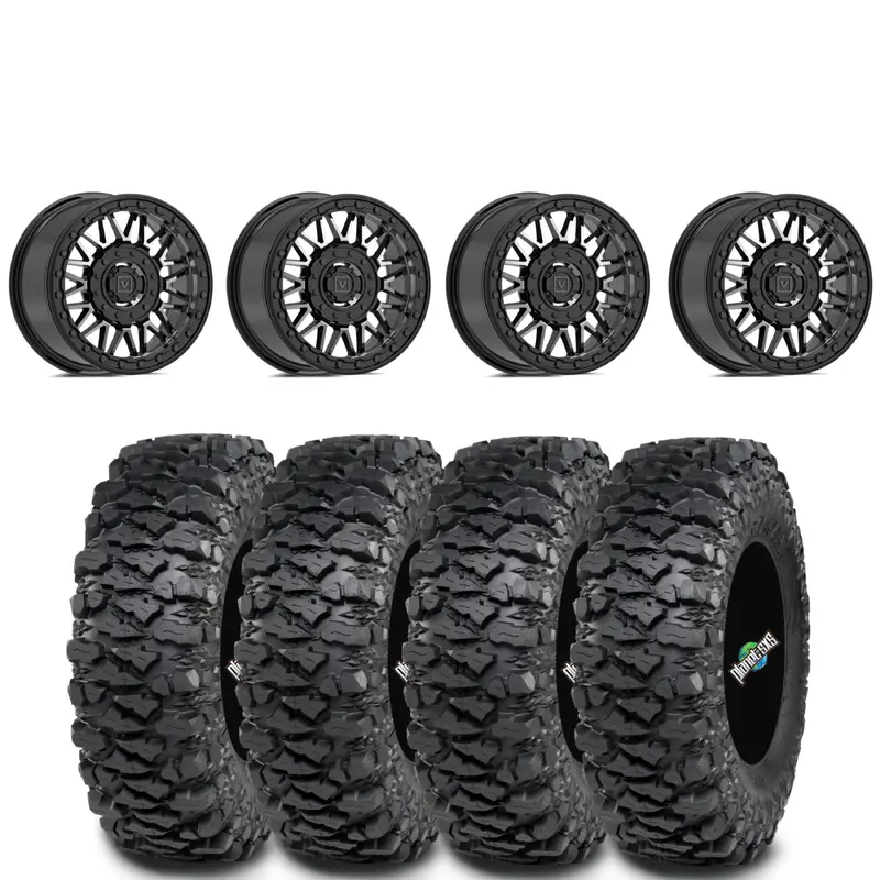 Valor Offroad V08 Dark Tint beadlock on ITP Savage XT | 4/156