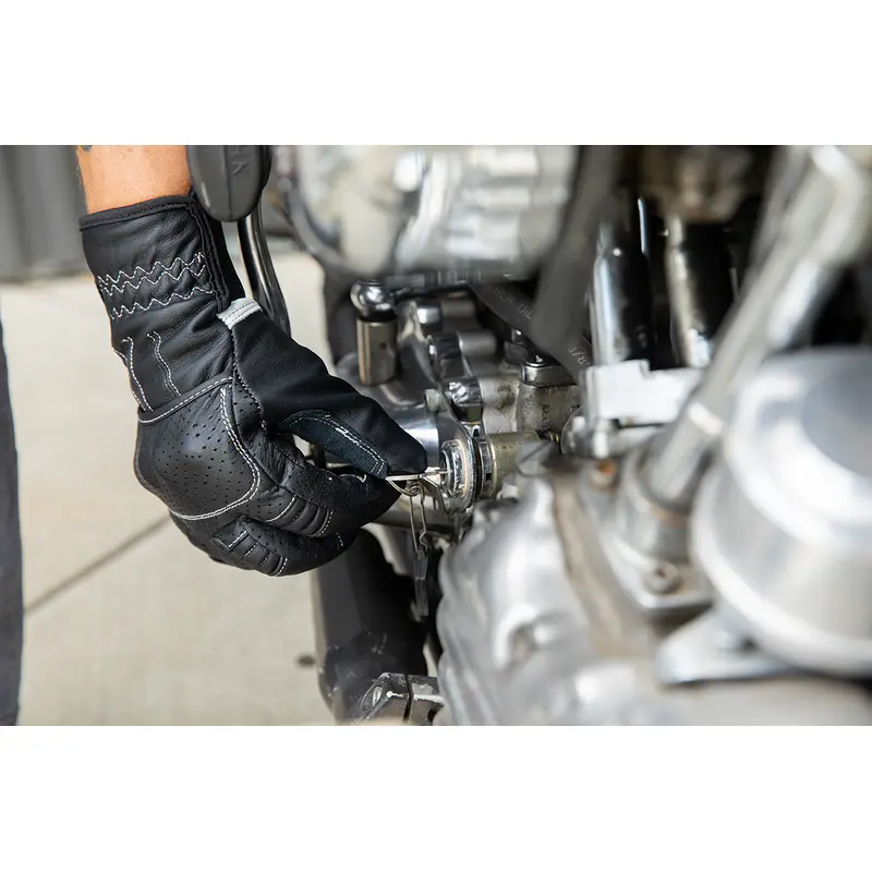 BILTWELL Borrego Gloves - Black/Cement - Medium 1506-0104-303