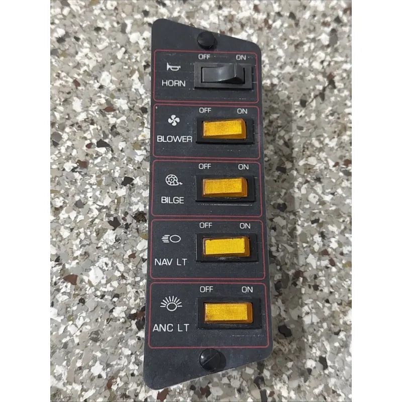Bayliner Switch Panel & Switches US Marine 5 Switch  Panel Capri