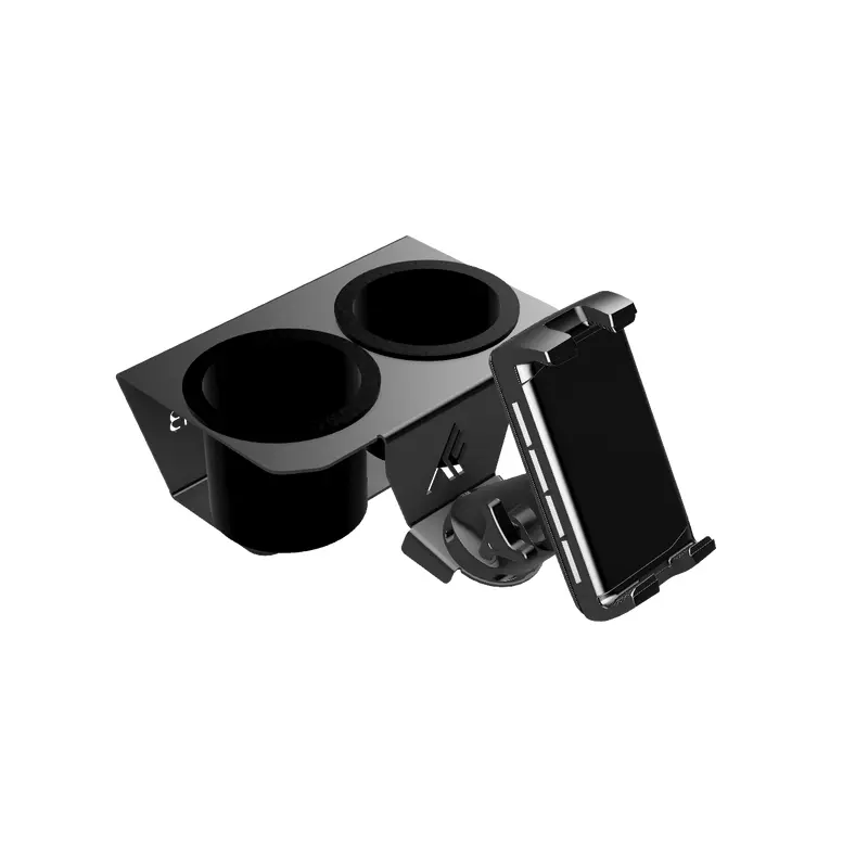 Can-Am Commander Wireless Phone Charger with Integrated Cup Holder Dash Mount