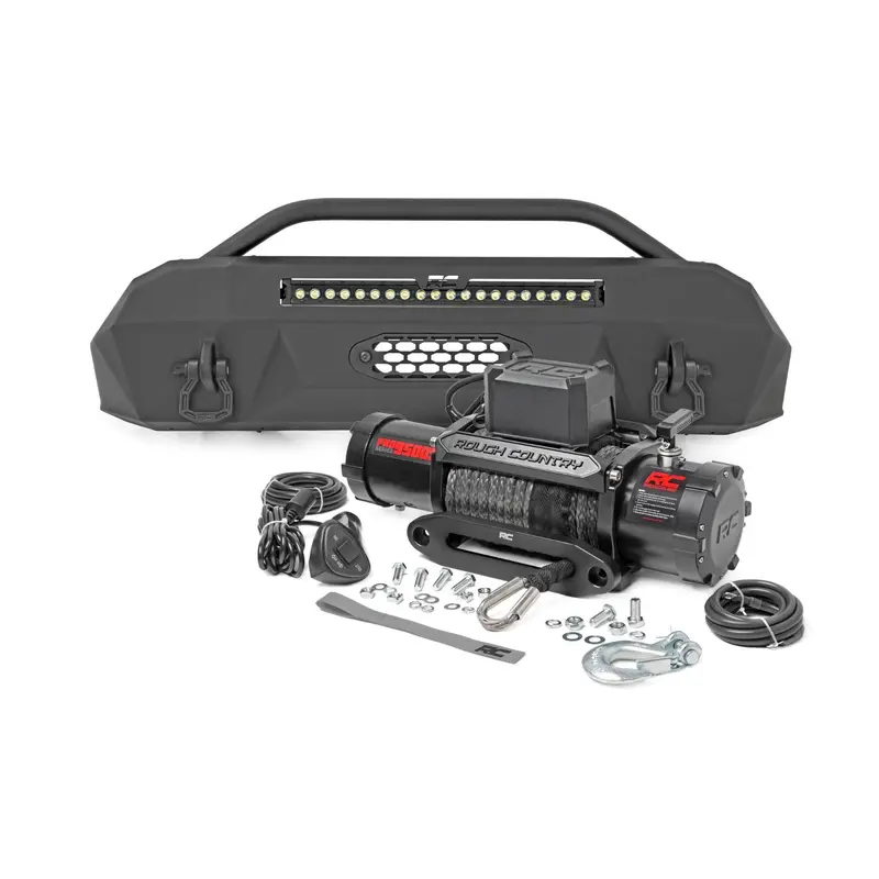 Front Bumper | Hybrid | 20" Blk LED | Toyota Tacoma 4WD (2016-2023) | 10720