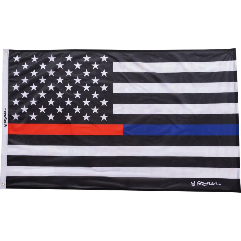 Red/Blue Line Flag