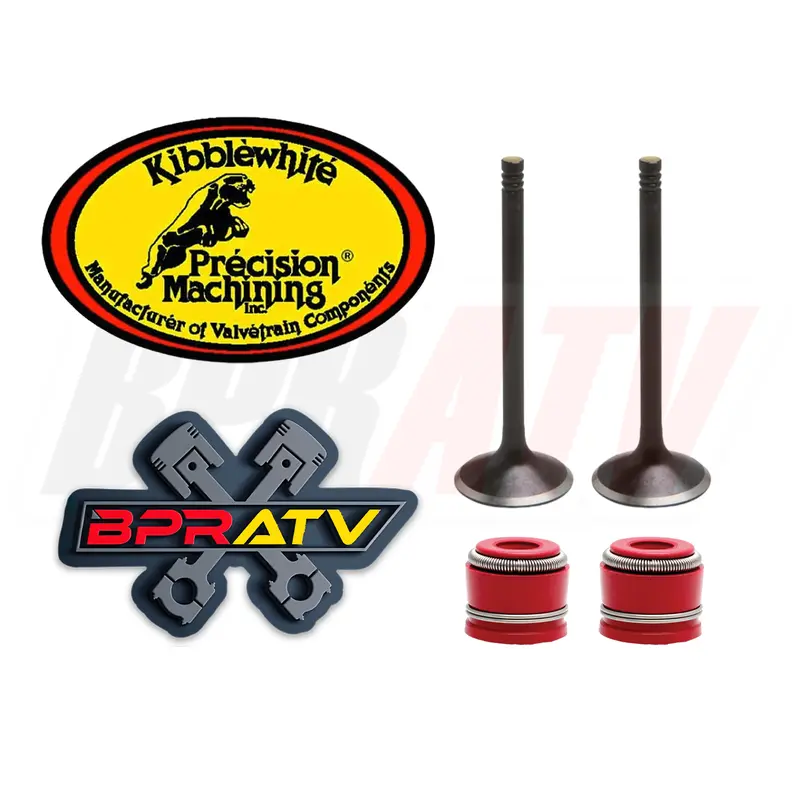00-07 Honda XR650R XR 650R OEM Head Kibblewhite EXHAUST Valves Red Viton Seals