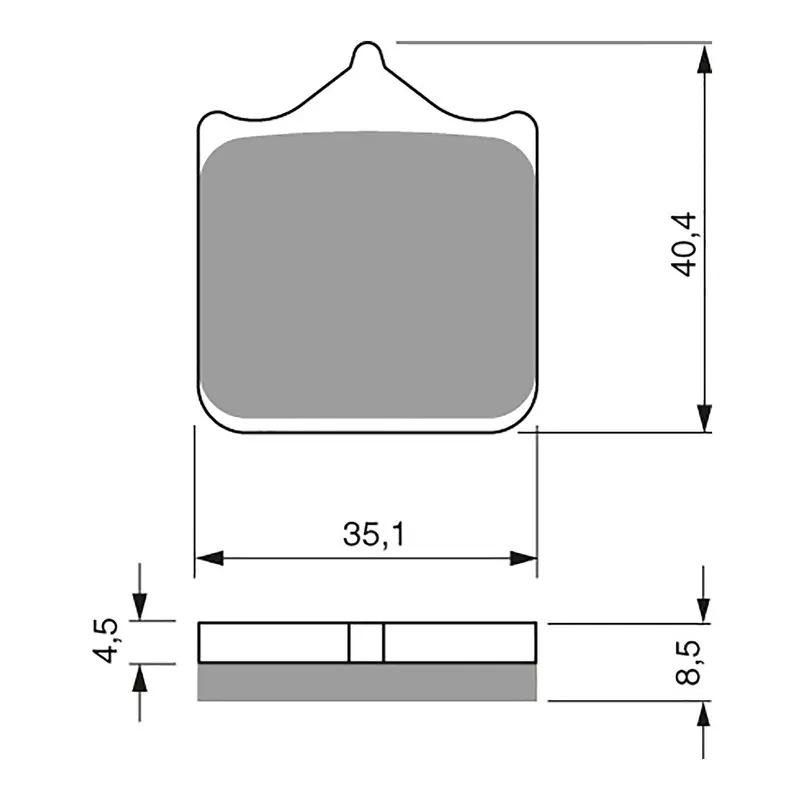 BRAKE PADS GOLDFREN SINTERED SPORTS GF304 - S3 ( PH438 )