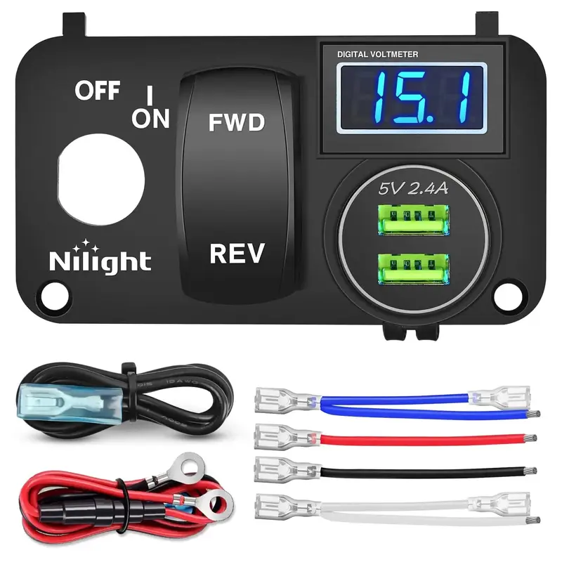3 in 1 Multifunctional Integrated Switch Console Panel