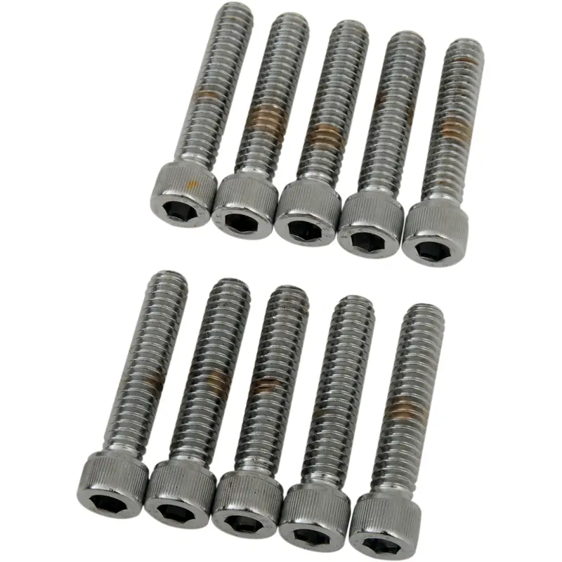 DRAG SPECIALTIES Bolts - Socket-Head - Knurled - 1/4-20 x 1-1/4" MPB182