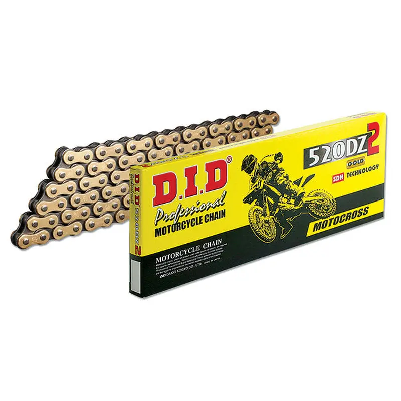 520DZ2 x 112RB G&B solid bush chain w/ RJ clip link DID (520DZ112G)