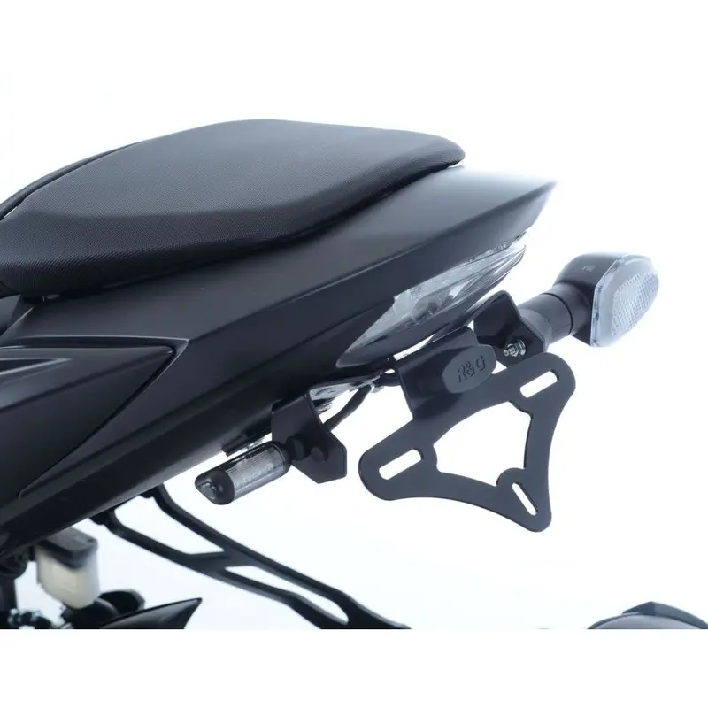 R&G Racing Black Tail Tidy License Plate Holder For 2017-2021 Suzuki GSXS750