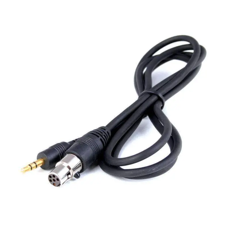 Rugged Radios Music Connect Cable for Intercom AUX Port CS-MUSIC-6P-XL