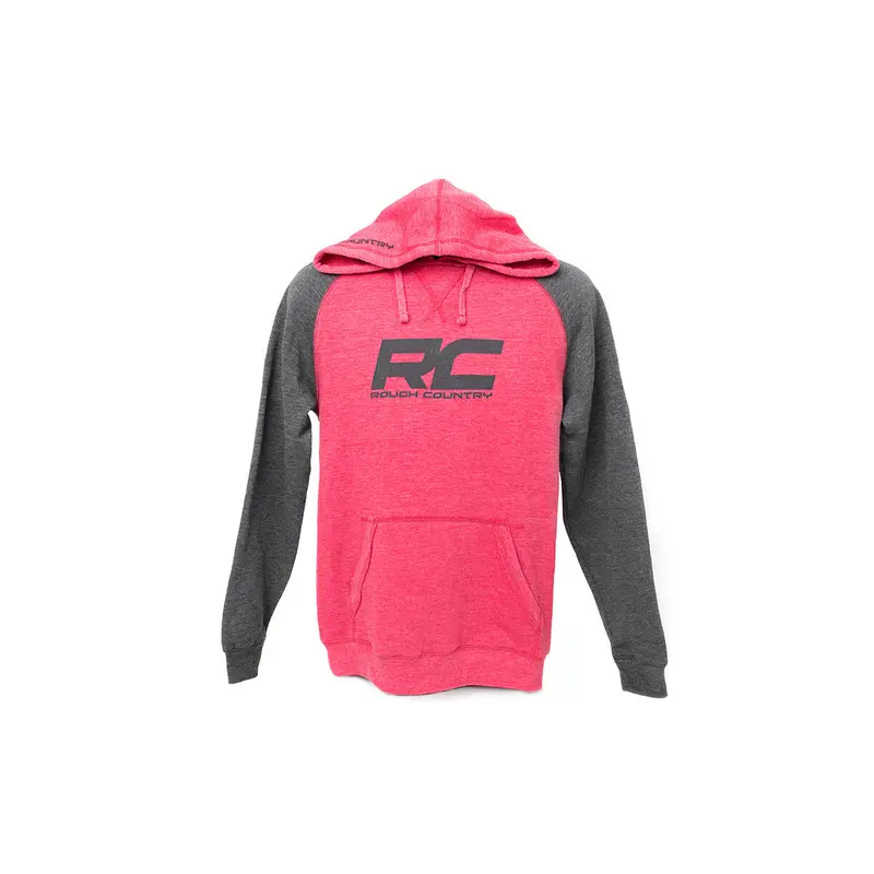 Rough Country | Rough Country Hoodie | Heater | Red/Gray | XL | 84083XL