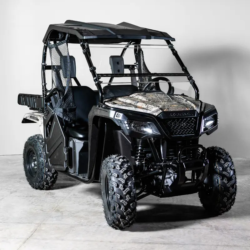 TERRARIDER HONDA PIONEER 520 TILTING UTV WINDSHIELD - SCRATCH RESISTANT 3/16