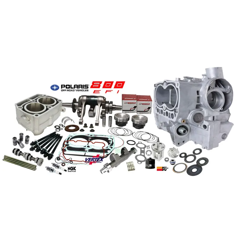 Get 08-10 RZR 800 Crank Cases Complete Rebuild Kit Top Bottom End Assembly Redo