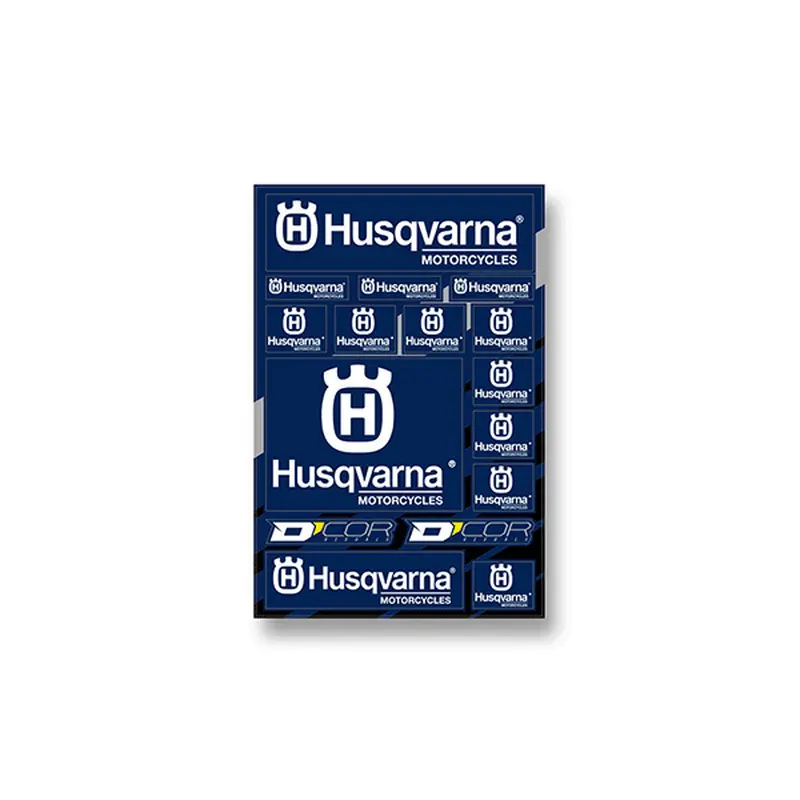 Ensemble d'autocollants Husqvarna moto