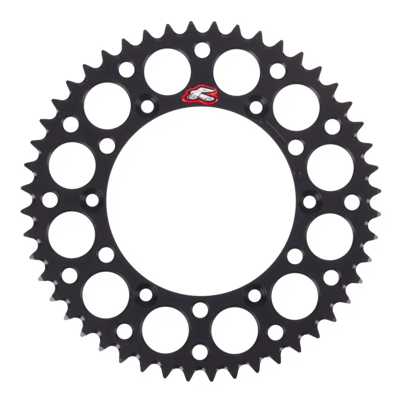 Renthal Sprocket Rear Black 48T Alloy 7075 T6 Grooved