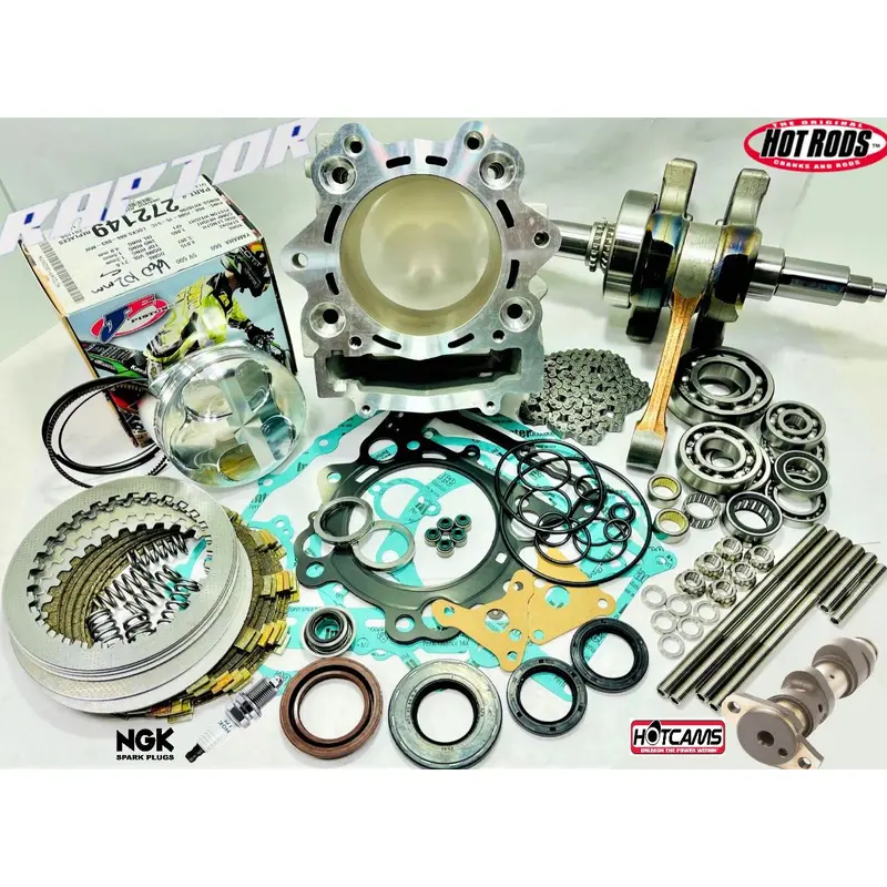 Raptor 660 102m Big Bore Rebuild Kit Stage 3 Hotcam Top Bottom Assembly Camshaft