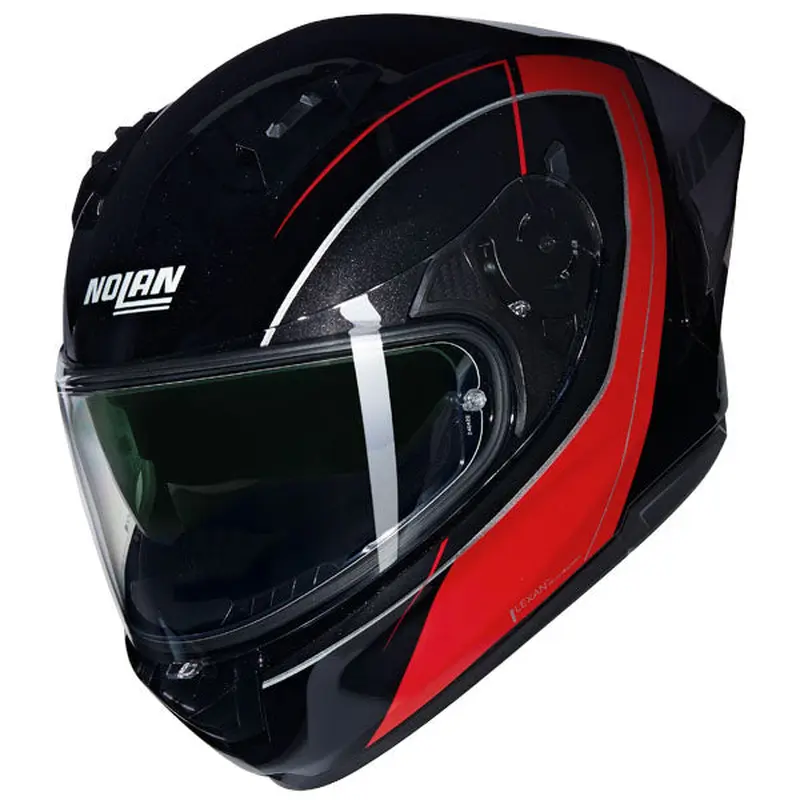 Nolan N60-6 SPORT Full Face Helmet - Mesmerico black/red