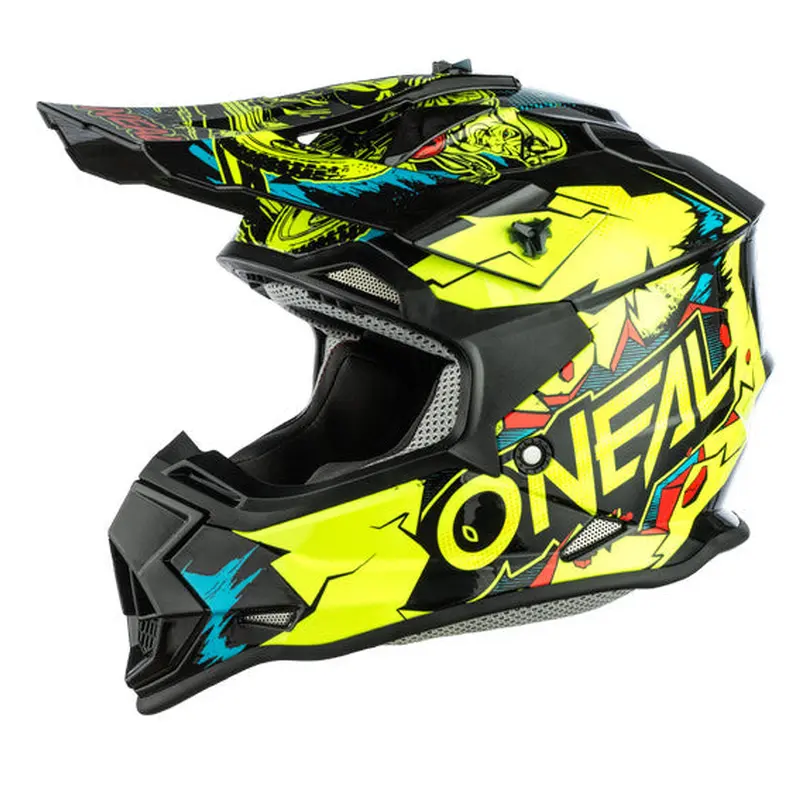 O'Neal Youth 2SRS VILLIAN Helmet - Neon Yellow