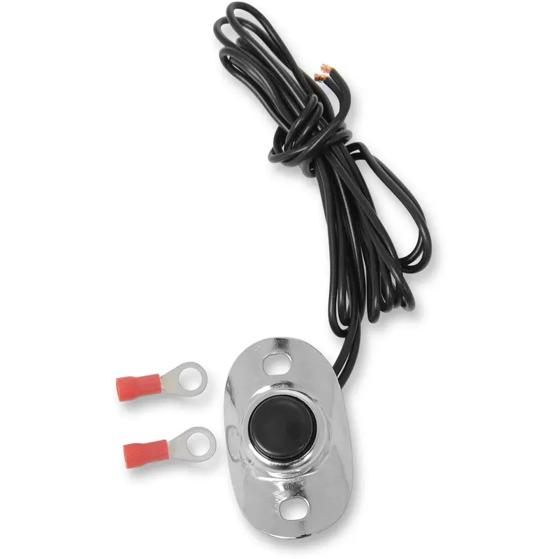 DRAG SPECIALTIES Horn Button - Chrome 370008-HC3