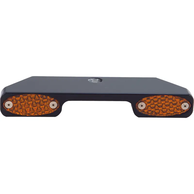 PRO ONE TURN SIGNAL BAR W/AMBER LED NARROW GLIDE BLK 909101B