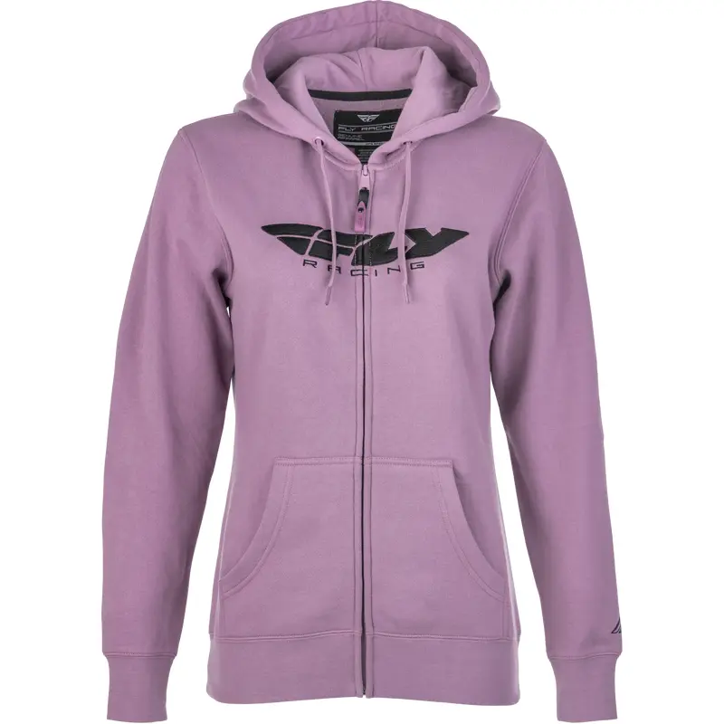 Women's Fly Corporate Zip Up Hoodie Mauve 2x