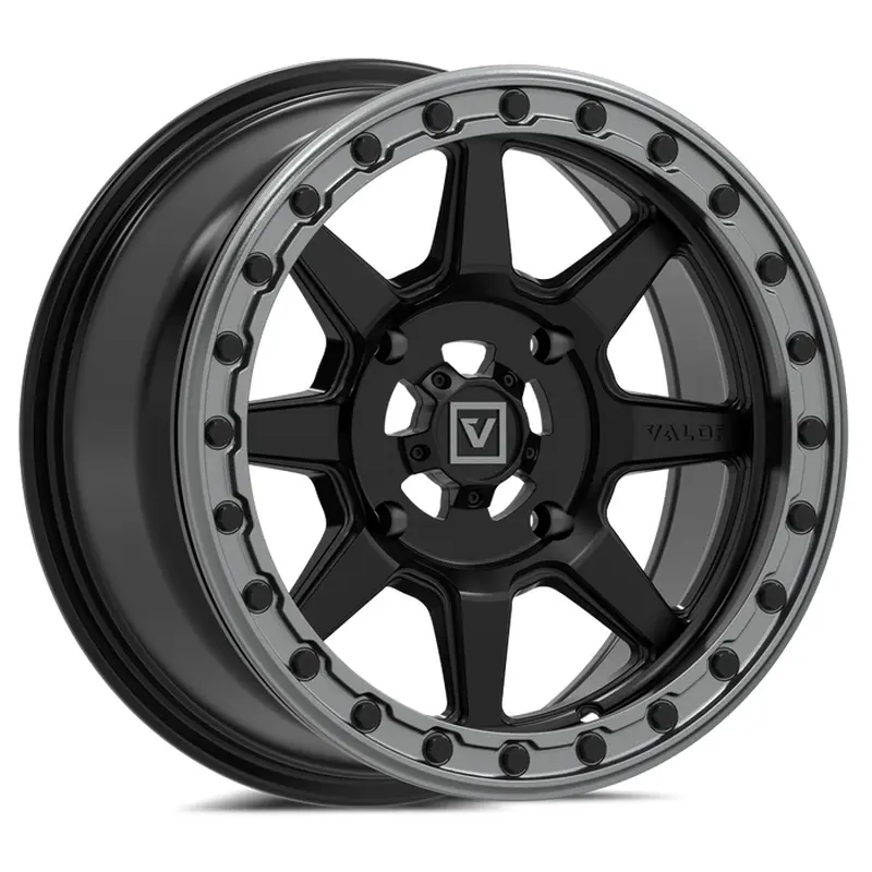 V13 Satin Black UTV Beadlock