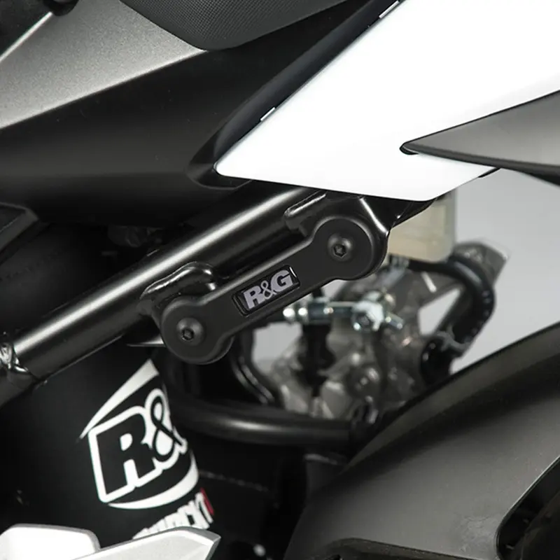 Rear Footrest Plate R&G left side Kawasaki ZX-6R 9-13 (BLP0001BK)