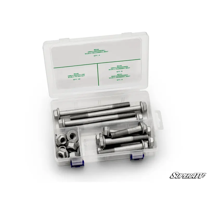 Up & Running Can-Am Maverick Trail Suspension Bolt Kit