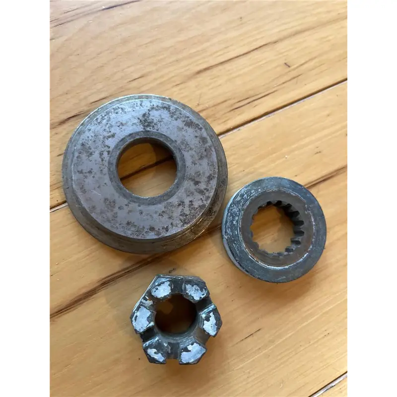 OEM OMC Thrust Bearing Spacer and Prop Nut Lot 321173 320570 320569 Used