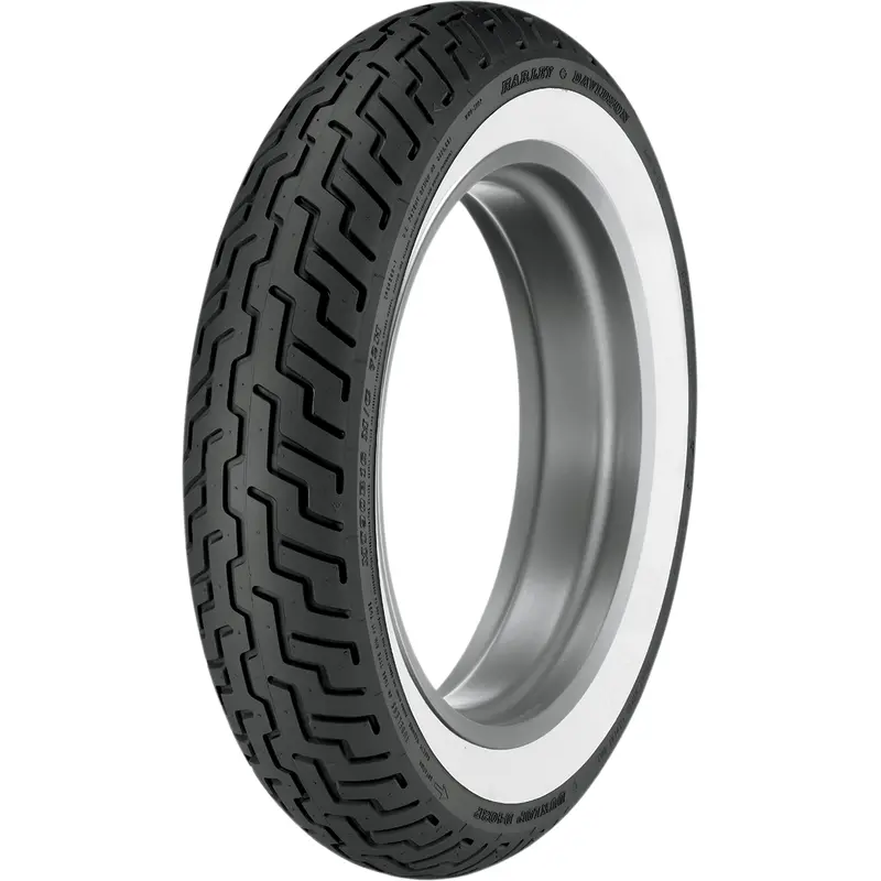 DUNLOP Tire - D402 - Front - MT90-16 - Wide Whitewall - 72H 45006380
