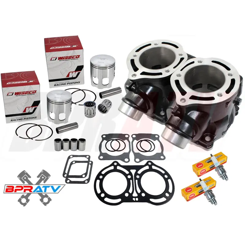 Yamaha Banshee 66mm +2 Cylinder Pair Wiseco Pistons Top End Gaskets Top End Kit