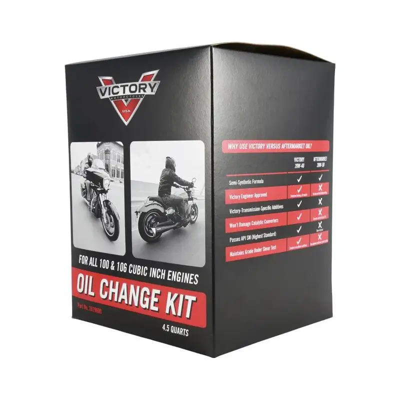 Victory Motorcycle oil change kit  # 2879600