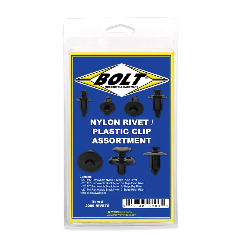 Bolt Rivet Assortment 80/Pk | 2009-RIVETS