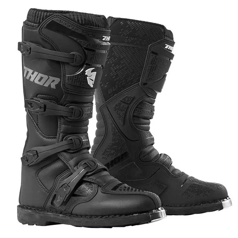 Motocross Boots Thor Blitz XP Black - HUGE CLEARANCE SALE