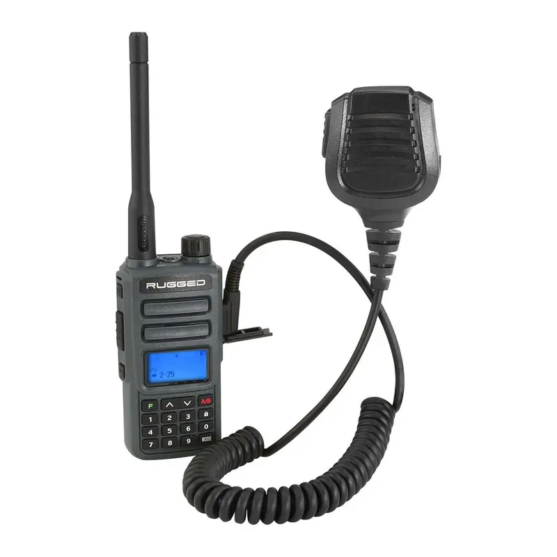 RUGGED GMR2 GMRS/FRS WITH WATERPROOF HAND MIC