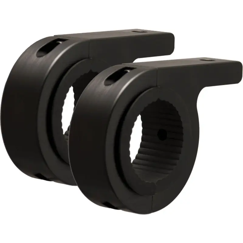 Pair of Black 1.75" Tube Frame Mounting Clamp (For M8 Mounting Bolt)