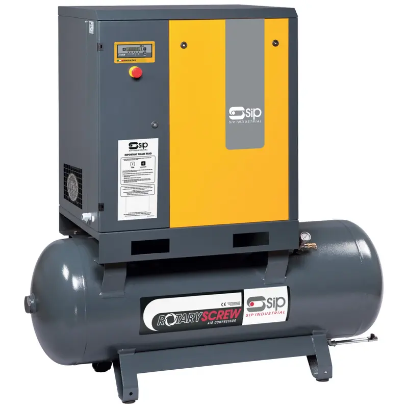 SIP RS08-08-270BD Rotary Screw Compressor 270L, IE3 Motor - 06275A