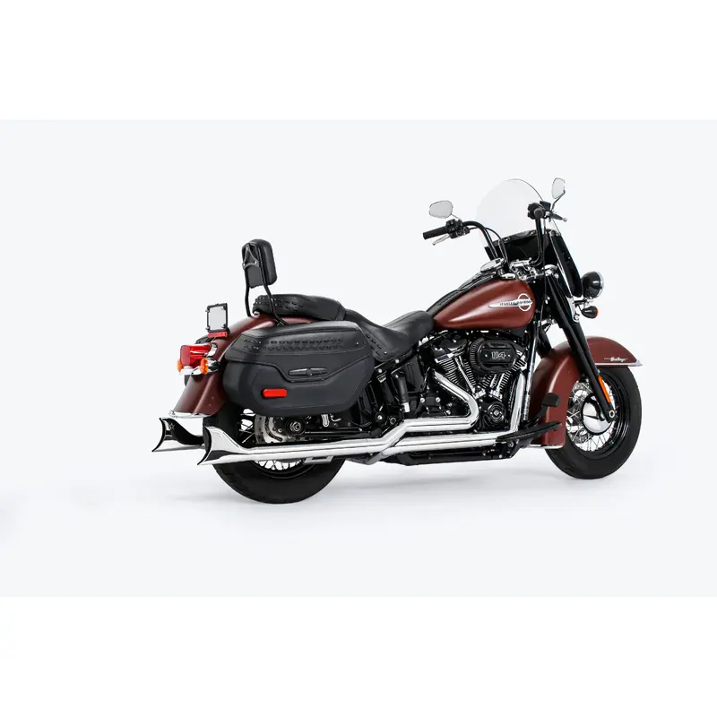 FREEDOM SHARKTAIL DUALS CHROME 2.5"X33" M8 SOFTAIL HD00767