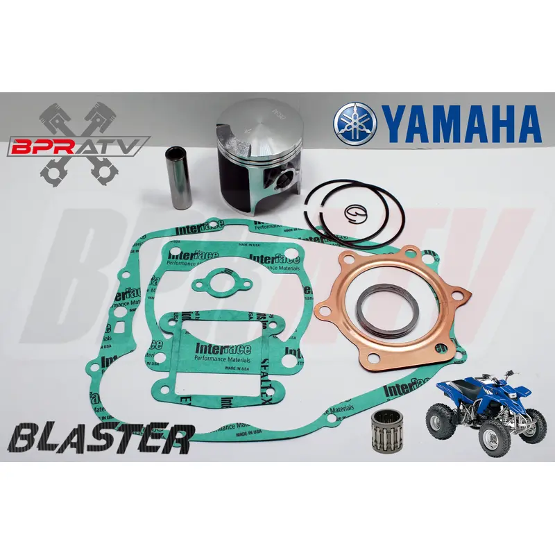 88-06 Yamaha Blaster 200 YFS200 66mm Stock Bore Piston Kit & COMPLETE Gasket Kit