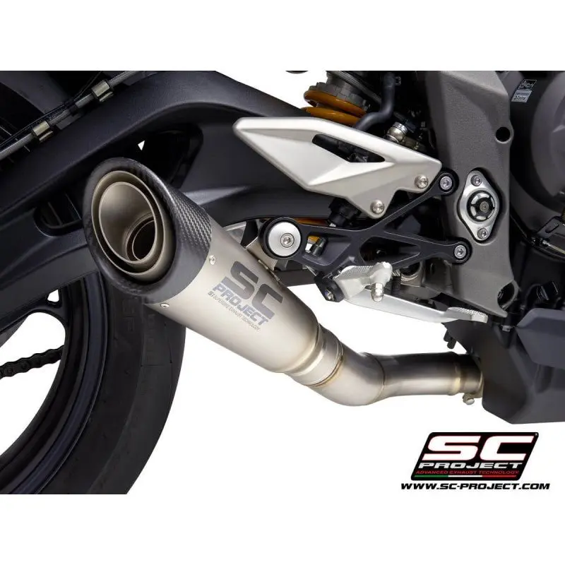SC PROJECT S1 EXHAUST FOR TRIUMPH STREET TRIPLE 765