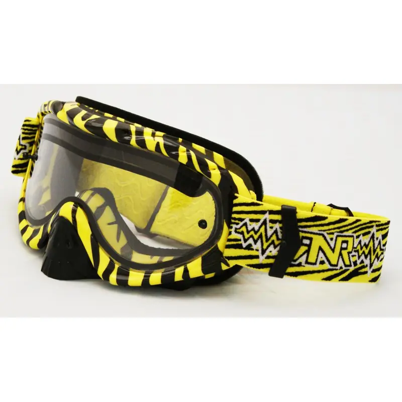 RNR HYBRID WILD YL/BK VENTED LENS, WILD YELLOW & BLACK GOGGLE, GH368DV, VENTED LENS