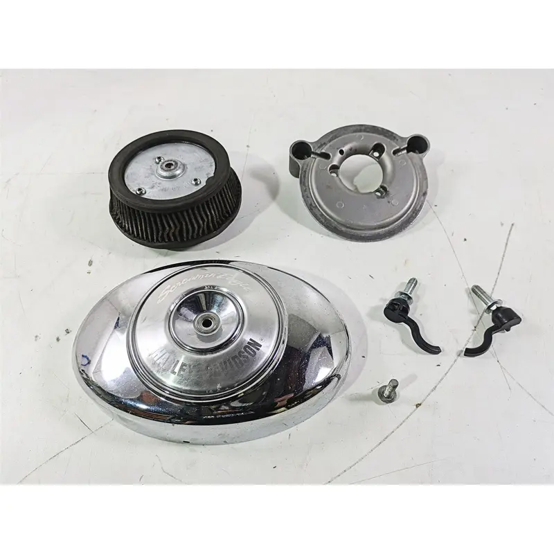 2004 Harley Softail FLSTF Fat Boy Screamin Eagle Air Filter Set - Read 29121-01