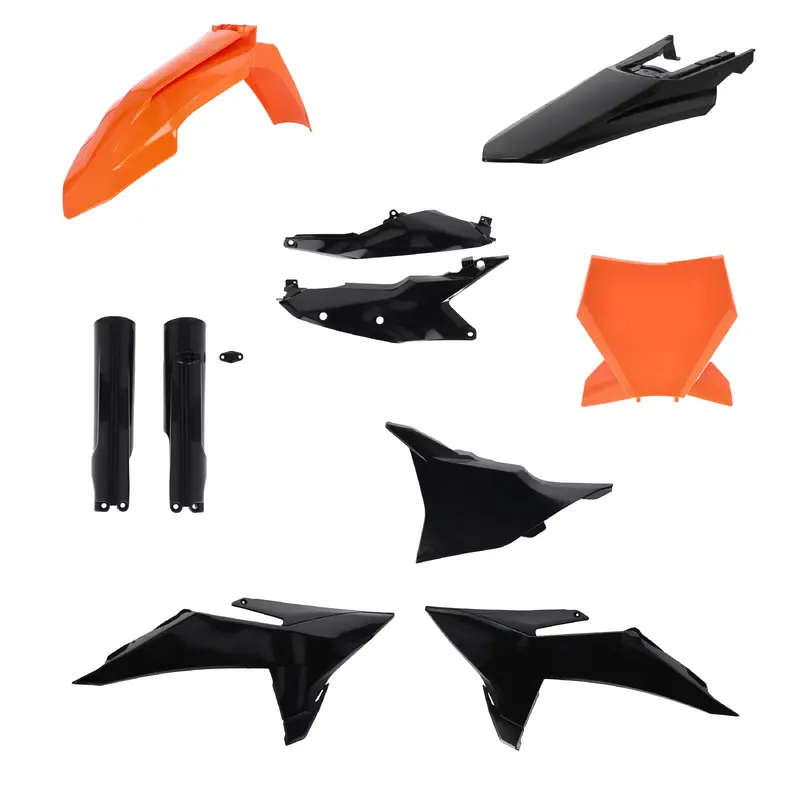 Plastic Kit  Full Ktm Black Orange