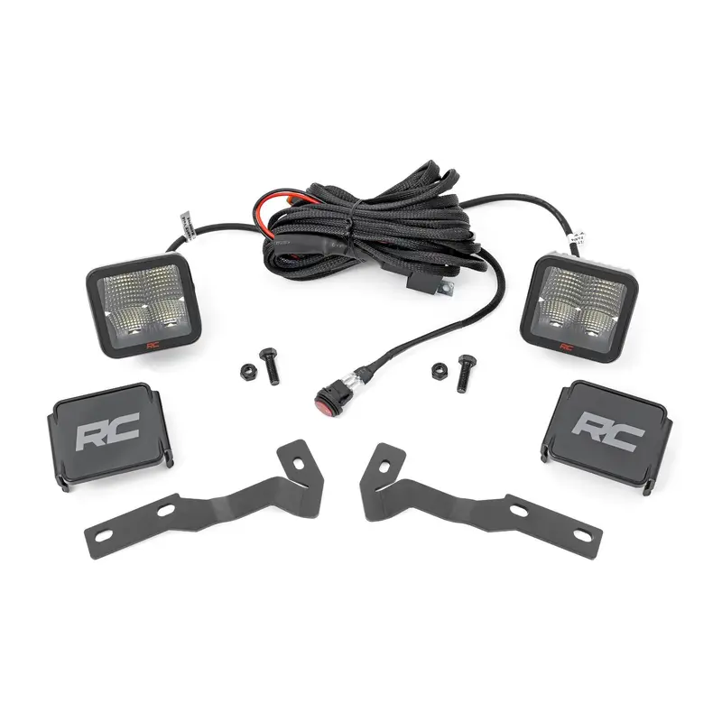 LED Light Kit | Ditch Mount | 2" Spectrum Pair | Spot | Toyota Tacoma (16-23) | 81080