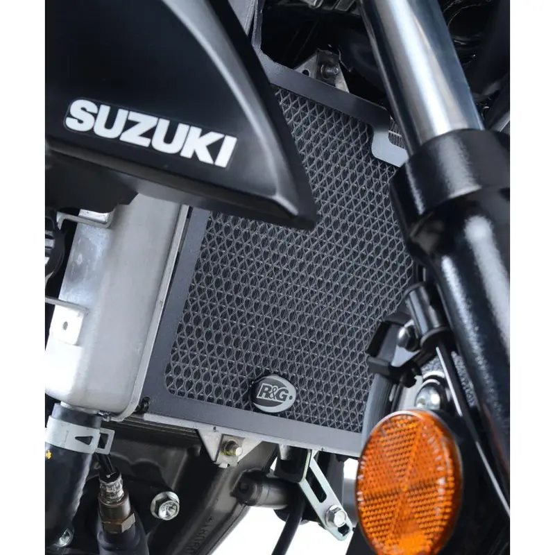 R&G Racing Black Aluminum Radiator Guard RAD0225BK