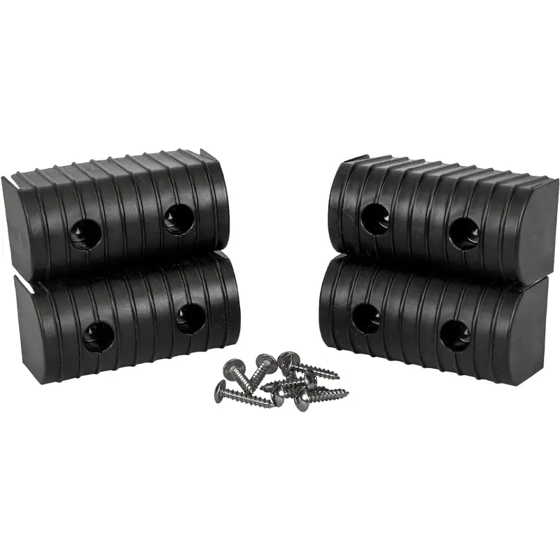 Caliber Bunkwrap End Cap Acc. 2X4 Black 4 Pk. W/ Hardware Kit 23051-BK