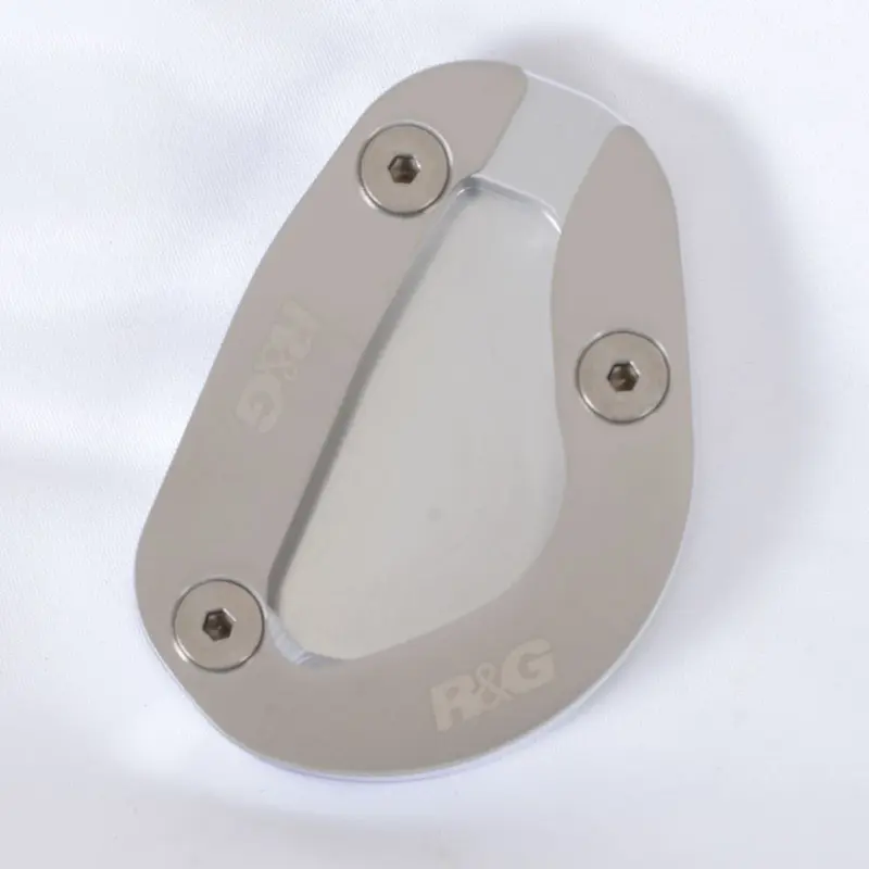 R&G Racing Silver Kickstand Shoe For 2013-2018 Kawasaki GTR1400 Concours